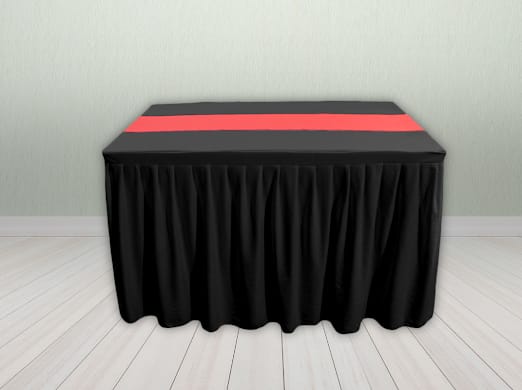 Meja Persegi Skirting Cover Pita Runner1