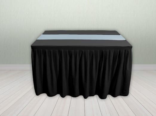 Meja Persegi Skirting Cover Pita Runner2